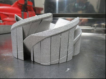 Open impeller immediately after molding