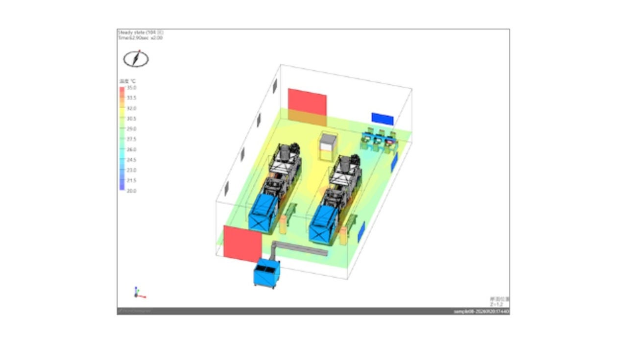 設置面積を約40%削減した可搬式ドライクーラCD7型を新発売