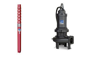 EIMCO's main submersible pump products: BHS type, D type