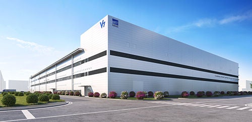 Rendering of the completed building